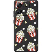 Прозорий чохол BoxFace Blackview Oscal Flat 1C с 3D-глазками Popcorn