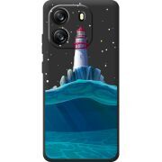 Чорний чохол BoxFace Blackview Oscal Flat 1C Lighthouse
