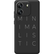 Чорний чохол BoxFace Blackview Oscal Flat 1C Minimalistic