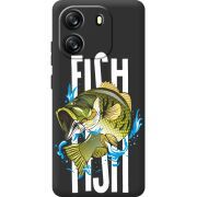 Чорний чохол BoxFace Blackview Oscal Flat 1C Fish