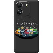 Чорний чохол BoxFace Blackview Oscal Flat 1C Among Us Impostors