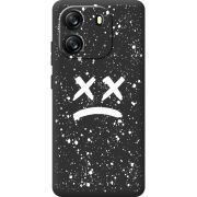 Чорний чохол BoxFace Blackview Oscal Flat 1C Sad Way