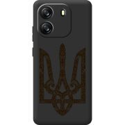 Чорний чохол BoxFace Blackview Oscal Flat 1C Ukrainian Trident