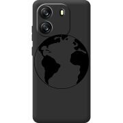 Чорний чохол BoxFace Blackview Oscal Flat 1C Earth