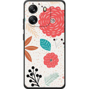 Чохол BoxFace Blackview Wave 6C Line Flowers