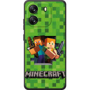 Чохол BoxFace Blackview Wave 6C Майнкрафт Стів і Алекс