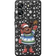 Прозорий чохол BoxFace Blackview Wave 6C Christmas Deer with Snow
