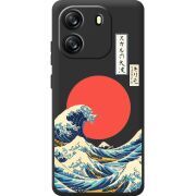 Прозорий чохол BoxFace Blackview Wave 6C Большая волна в Канагаве