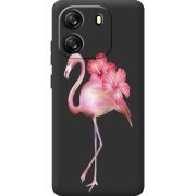 Прозорий чохол BoxFace Blackview Wave 6C Floral Flamingo