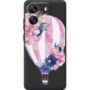 Чохол зі стразами Blackview Wave 6C Pink Air Baloon