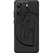 Чорний чохол BoxFace Blackview Wave 6C Horse