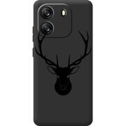 Чорний чохол BoxFace Blackview Wave 6C Deer