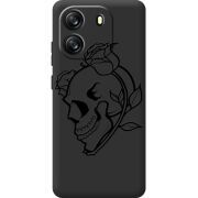 Чорний чохол BoxFace Blackview Wave 6C Skull and Roses