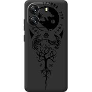 Чорний чохол BoxFace Blackview Wave 6C Hugin and Munin