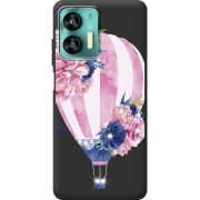 Чехол со стразами Oukitel C35 Pink Air Baloon