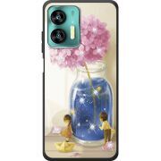 Чехол со стразами Oukitel C36 Little Boy and Girl
