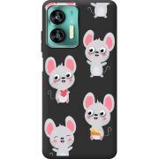 Прозрачный чехол BoxFace Oukitel C36 с 3D-глазками Mouse