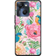 Чохол BoxFace Blackview Oscal Modern 8 Birds in Flowers