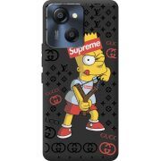 Чорний чохол BoxFace Blackview Oscal Modern 8 Yellow Fun