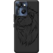 Чорний чохол BoxFace Blackview Oscal Modern 8 Lion
