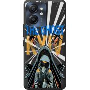 Чорний чохол BoxFace Blackview Color 8 Привид Києва в дії