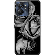 Чохол BoxFace Blackview Color 8 Black and White Roses