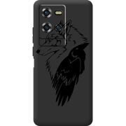 Чорний чохол BoxFace Oukitel WP50 Wolf and Raven