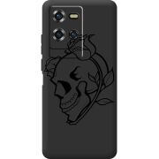 Чорний чохол BoxFace Oukitel WP50 Skull and Roses