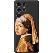 Прозорий чохол BoxFace Oukitel C1 Девушка с жемчужной серёжкой