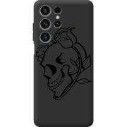 Чорний чохол BoxFace Oukitel C1 Skull and Roses