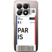 Прозорий чохол BoxFace Xiaomi 15T Ticket Paris