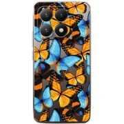 Прозорий чохол BoxFace Xiaomi 15T Butterfly Morpho