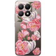 Прозорий чохол BoxFace Xiaomi 15T Peony Watercolor Style