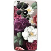 Прозорий чохол BoxFace Xiaomi 15T Floral Dark Dreams