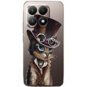 Прозорий чохол BoxFace Xiaomi 15T Steampunk Cat