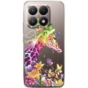 Прозорий чохол BoxFace Xiaomi 15T Colorful Giraffe