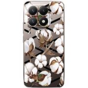 Прозорий чохол BoxFace Xiaomi 15T Cotton flowers