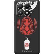 Чорний чохол BoxFace Xiaomi 15T RedWhite Coffee