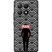 Чорний чохол BoxFace Xiaomi 15T Man Pattern