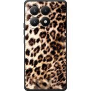 Чорний чохол BoxFace Xiaomi 15T Леопардовий