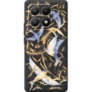 Чорний чохол BoxFace Xiaomi 15T Ластівки