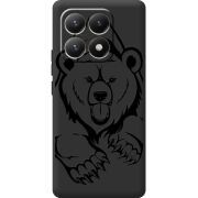 Чорний чохол BoxFace Xiaomi 15T Grizzly Bear