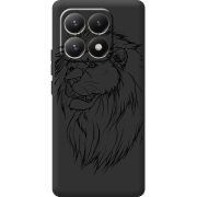 Чорний чохол BoxFace Xiaomi 15T Lion