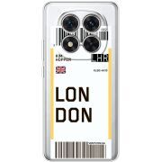 Прозорий чохол BoxFace Xiaomi Redmi Note 15 Pro Plus Ticket London