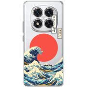Прозорий чохол BoxFace Xiaomi Redmi Note 15 Pro Plus Большая волна в Канагаве