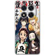 Прозорий чохол BoxFace Xiaomi Redmi Note 15 Pro Plus Незуко та друзі