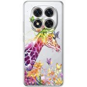 Прозорий чохол BoxFace Xiaomi Redmi Note 15 Pro Plus Colorful Giraffe
