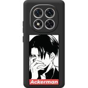 Чорний чохол BoxFace Xiaomi Redmi Note 15 Pro Plus Attack On Titan - Ackerman