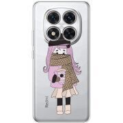 Прозорий чохол BoxFace Xiaomi Redmi Note 15 Pro 5G Winter Morning Girl