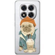 Прозорий чохол BoxFace Xiaomi Redmi Note 15 Pro 5G Dog Coffeeman